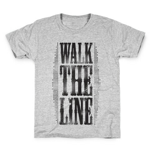 Walk The Line (Tank) Kids T-Shirt