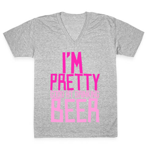 I'm Pretty Good at Drinking Beer V-Neck Tee Shirt