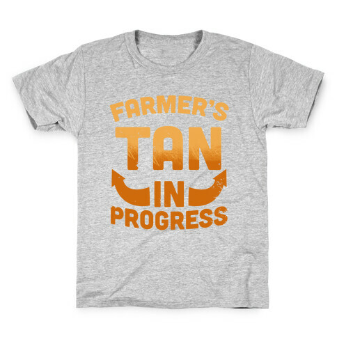 Farmer's Tan In Progress Kids T-Shirt
