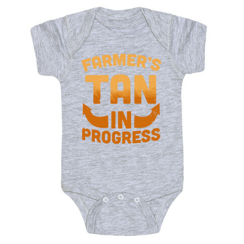 Farmer's Tan In Progress Baby One-Piece