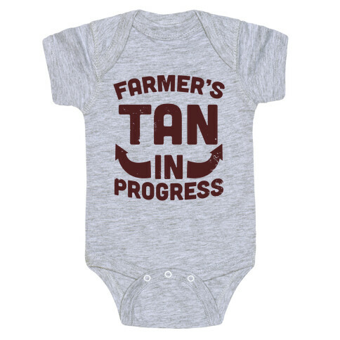 Farmer's Tan In Progress Baby One-Piece