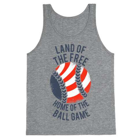 Land of the Free Home of the Ball Game (Vintage) Tank Top