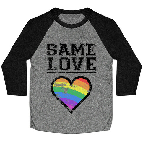 Same Love Baseball Tee