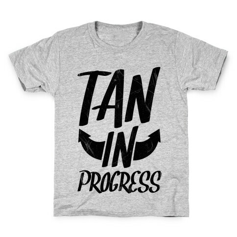 Tan In Progress Kids T-Shirt