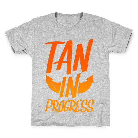 Tan In Progress Kids T-Shirt