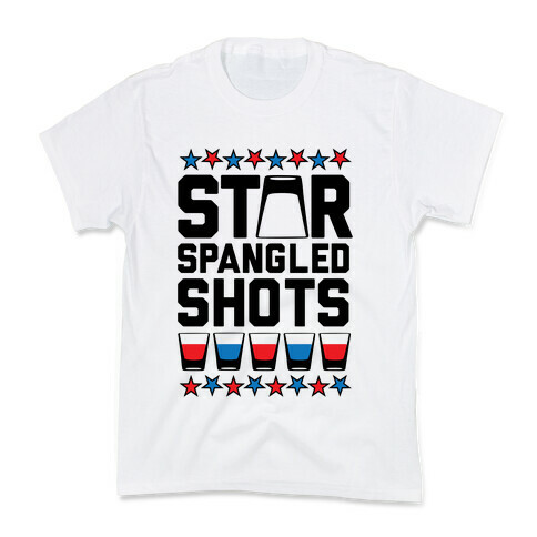 Star Spangled Shots Kids T-Shirt