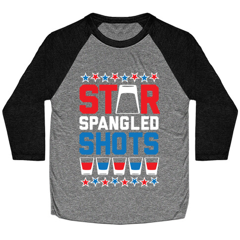 Star Spangled Shots Baseball Tee