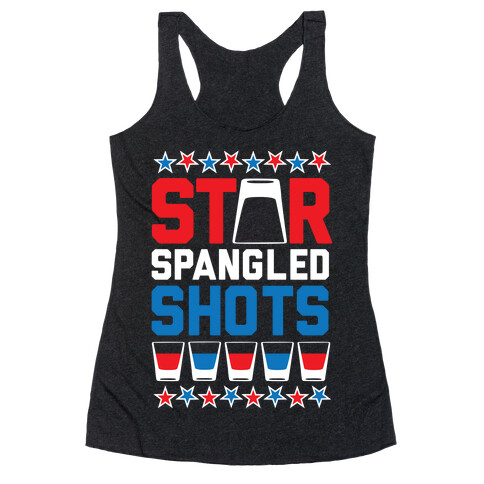 Star Spangled Shots Racerback Tank Top