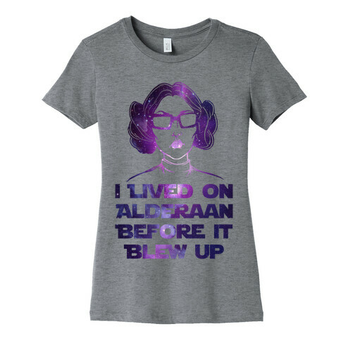 Hipster Leia Womens T-Shirt