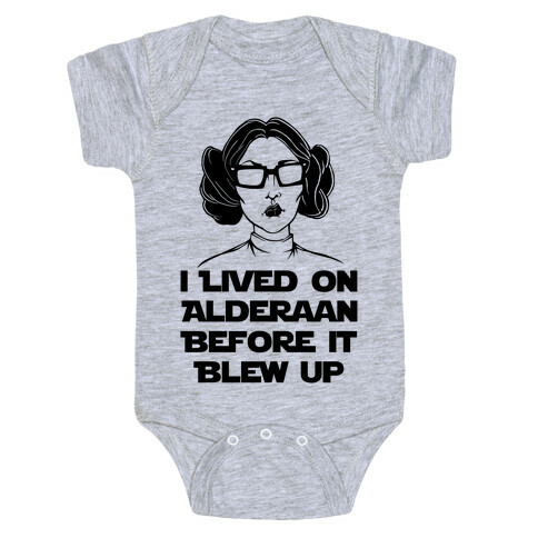 Hipster Space Princess Baby One-Piece