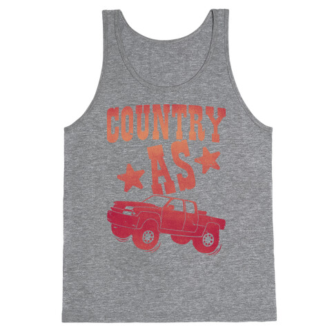 Country as Truck Tank Top