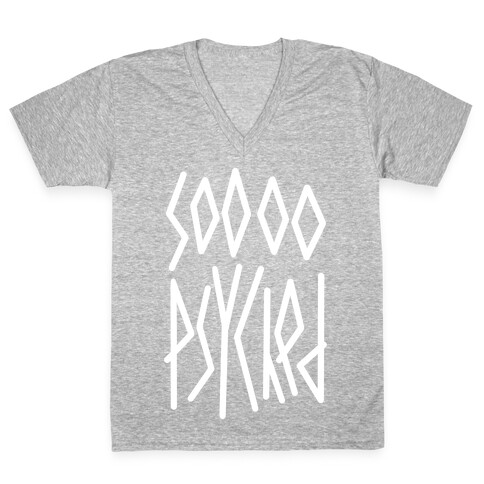 So Psyched V-Neck Tee Shirt