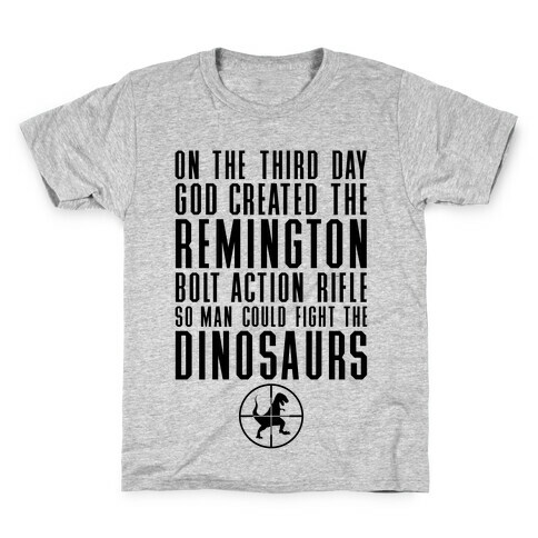 The Remington Bolt Action Rifle Kids T-Shirt