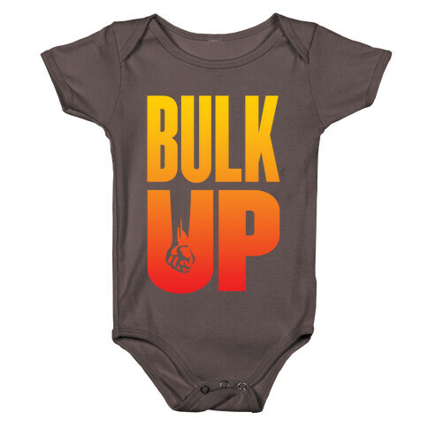 Bulk Up (Sunset) Baby One-Piece