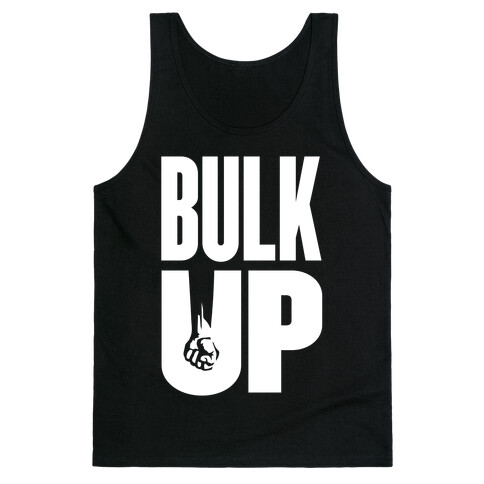 Bulk Up (White) Tank Top