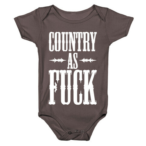 Country As F*** Baby One-Piece