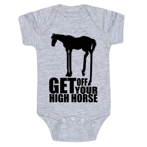 Get Off Your High Horse Baby One-Piece