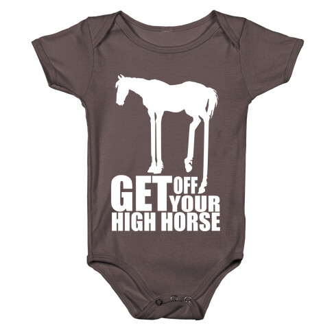 Get Off Your High Horse Baby One-Piece