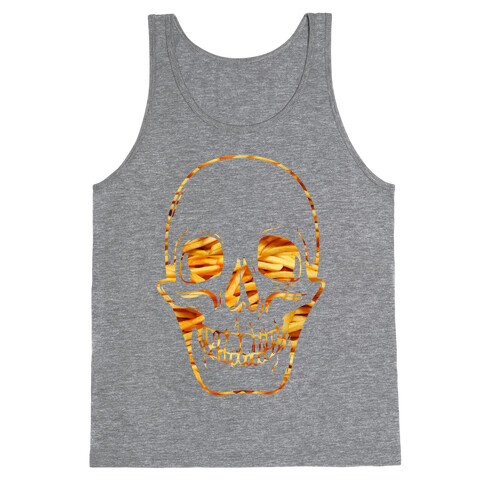 French Fry Skull Tank Top