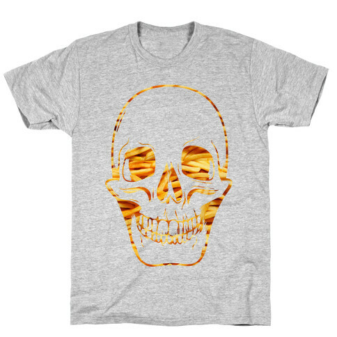 French Fry Skull T-Shirt