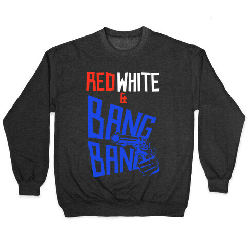 Red White and Bang Bang Pullover
