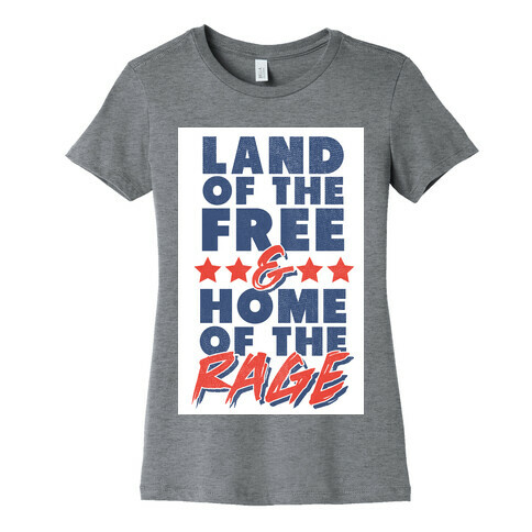 Land of the Free Home of The Brave Womens T-Shirt