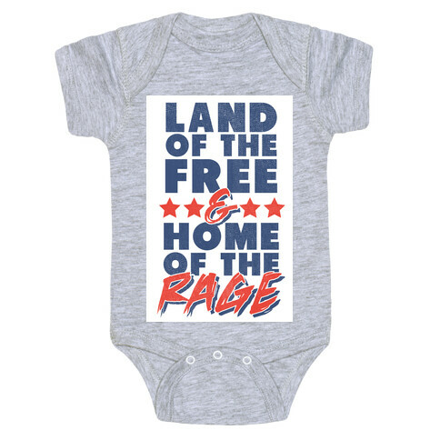 Land of the Free Home of The Brave Baby One-Piece
