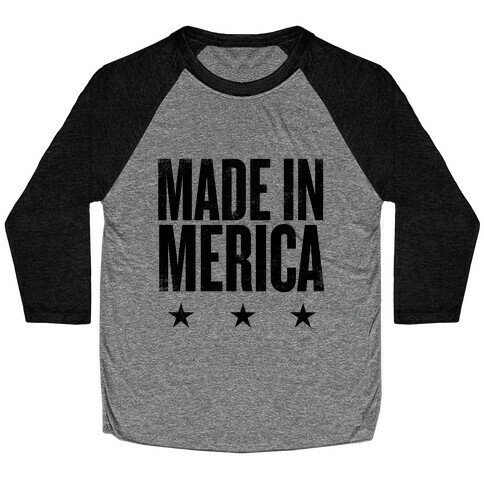 Made In Merica Baseball Tee