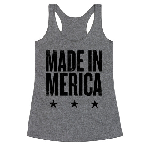 Made In Merica Racerback Tank Top