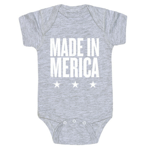 Made In Merica Baby One-Piece