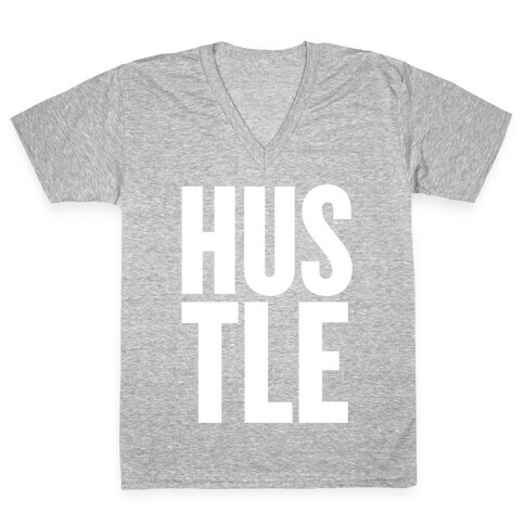 Hustle V-Neck Tee Shirt