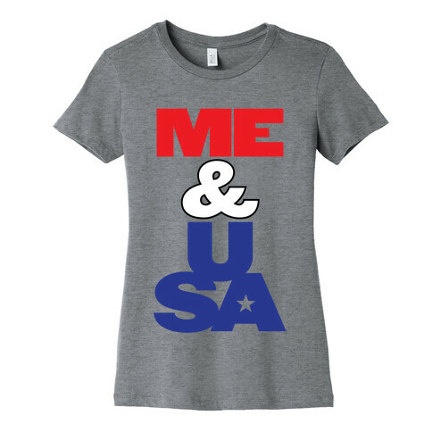 Me & USA Womens T-Shirt