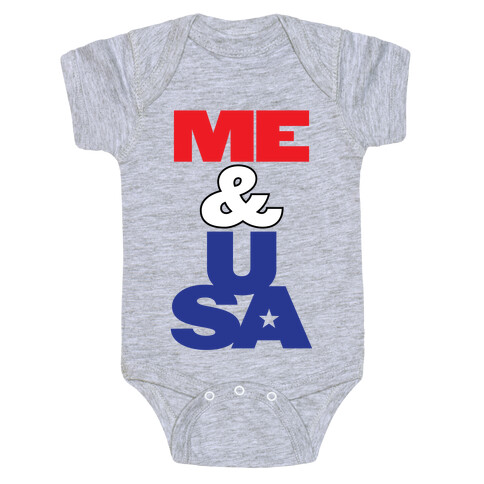 Me & USA Baby One-Piece