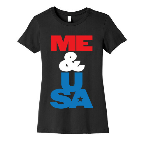 Me & USA Womens T-Shirt