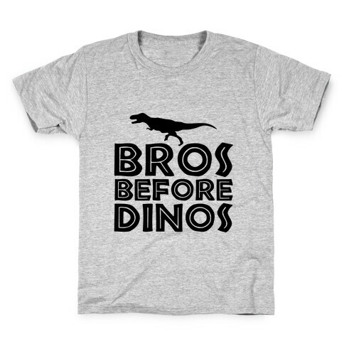 Bros Before Dinos Kids T-Shirt