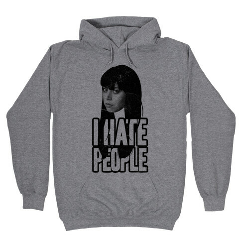 I Hate People Hooded Sweatshirt
