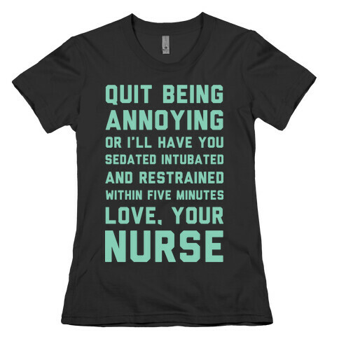 Love Your Nurse Womens T-Shirt