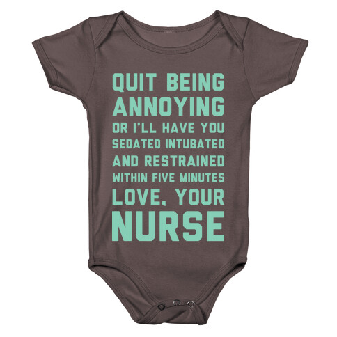 Love Your Nurse Baby One-Piece