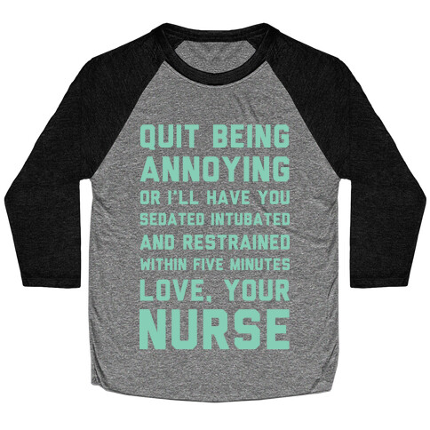 Love Your Nurse Baseball Tee