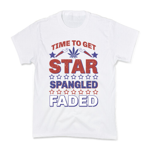 Star Spangled Faded Kids T-Shirt