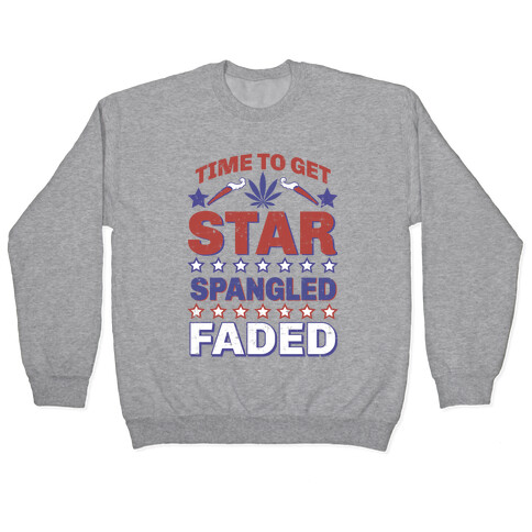 Star Spangled Faded Pullover