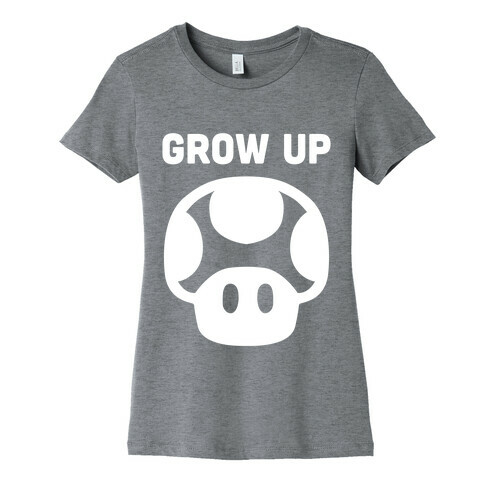 Red Mushroom (Grow Up) Womens T-Shirt