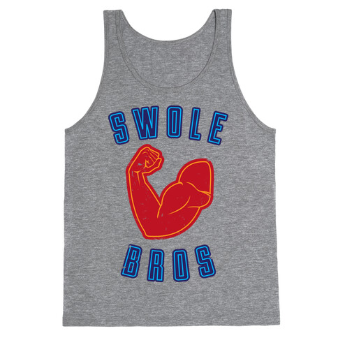 Swole Bros Red Tank Top