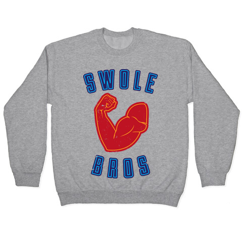 Swole Bros Red Pullover