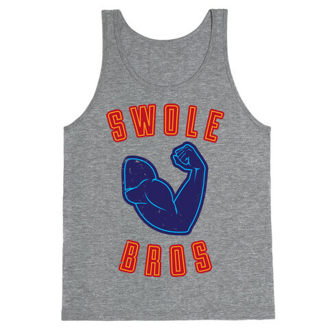 Swole Bros Blue Tank Top