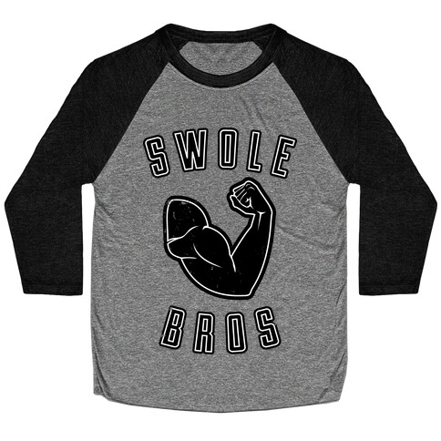 Swole Bros Right Baseball Tee