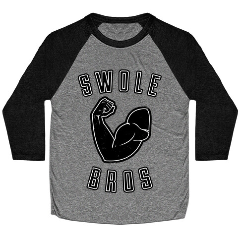 Swole Bros Left Baseball Tee