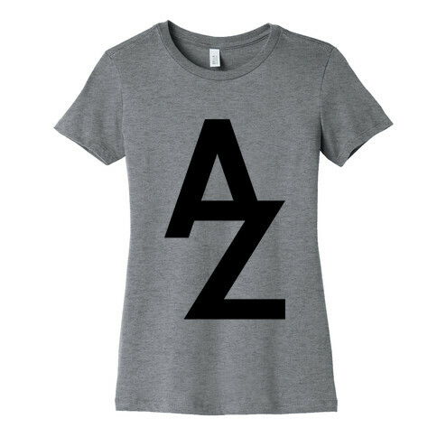 A To Z Womens T-Shirt