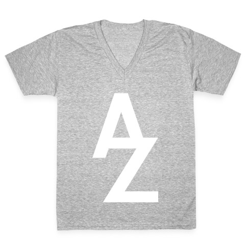 A To Z V-Neck Tee Shirt