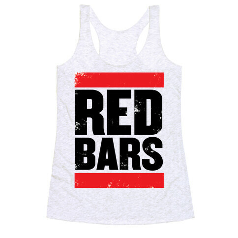 Red Bars Racerback Tank Top